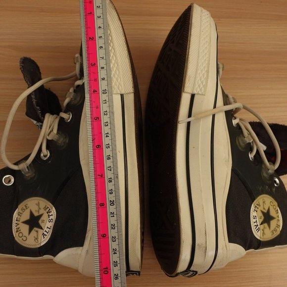 CONVERSE KIM JONES Sneakers Black Chuck 70 Storm Utility Hi Streetwear M‎ 8 W 10 - Picture 9 of 16